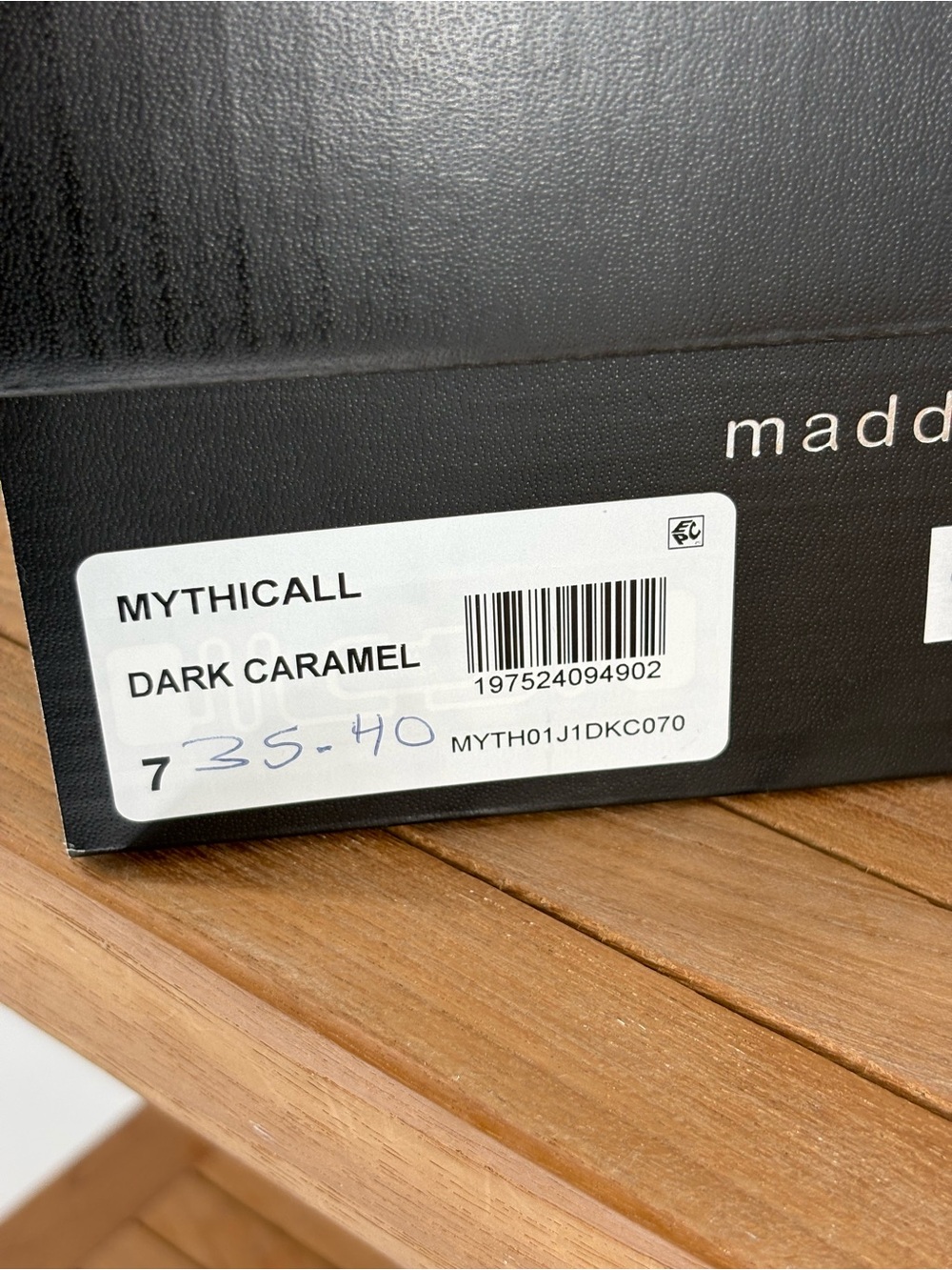 New madden girl Brown Buckle Platform Slide Sandals size 7 - Picture 5 of 5